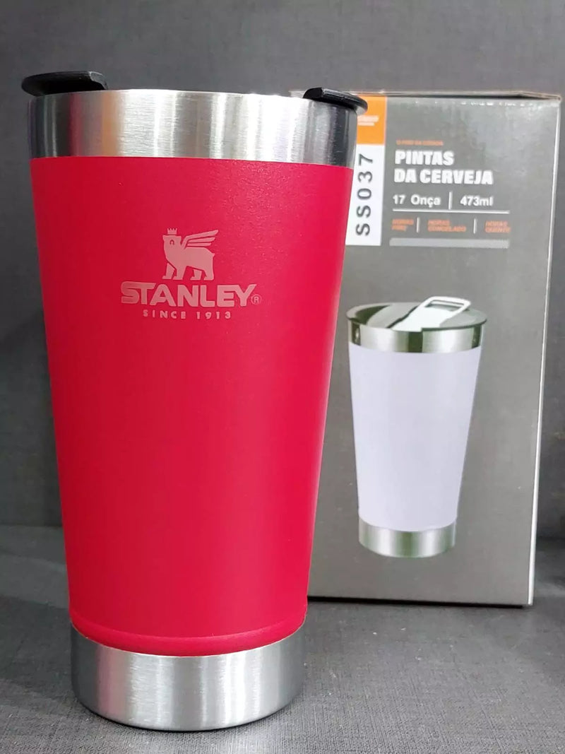 COPO TÉRMICO STANLEY COM TAMPA E ABRIDOR 473ML